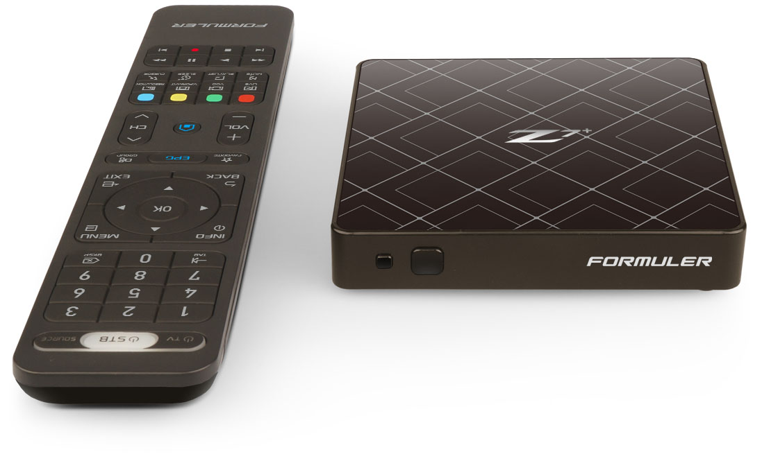 Formuler Z set-top box with remote control